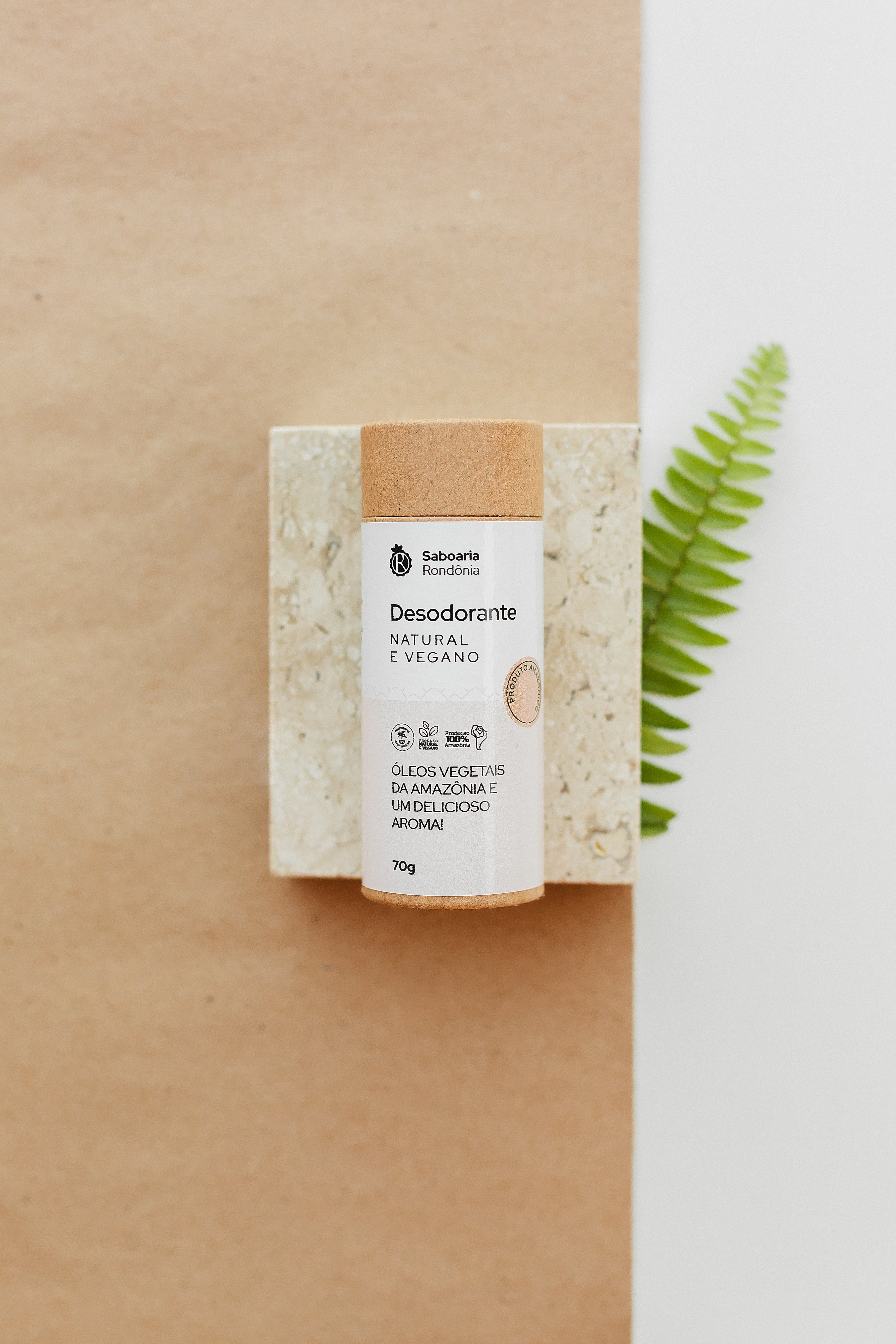 Desodorante Natural Amazônico – Buriti, Babaçu & Copaíba – Natural e Vegano